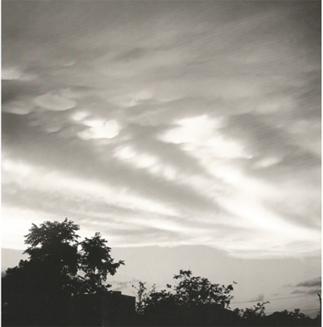 Nuvens, foto de 1948.