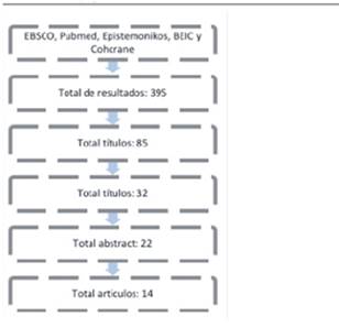 Flujograma de selecci&oacute;n de art&iacute;culos.