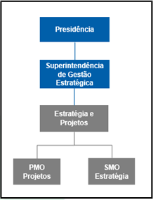 Inserção da gestão estratégica no organograma da EPP