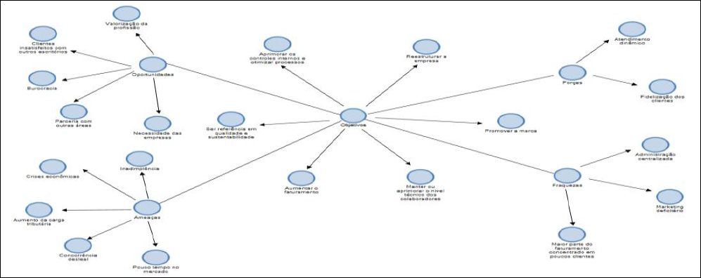 Categoriza��o da an�lise ambiental e objetivos estrat�gicos