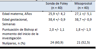 Características generales Sonda
