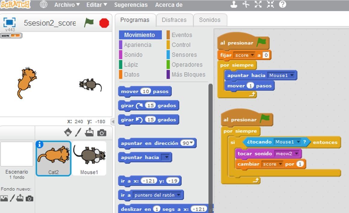 The Scratch environment. Example: https://www.youtube.com/watch?v=RVl4TL-o2YA