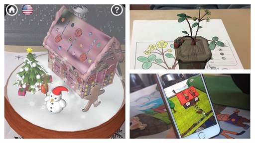 Ejemplos de elementos de RA incluidos en los ELI