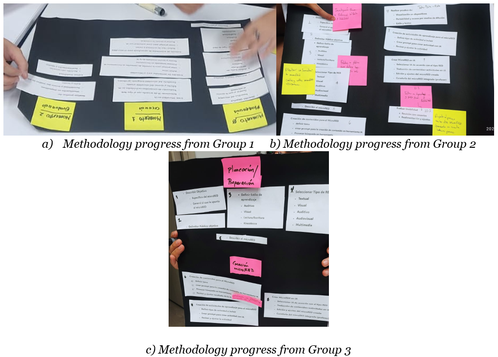 First version of the MicroDER co-creation methodology from Session 1