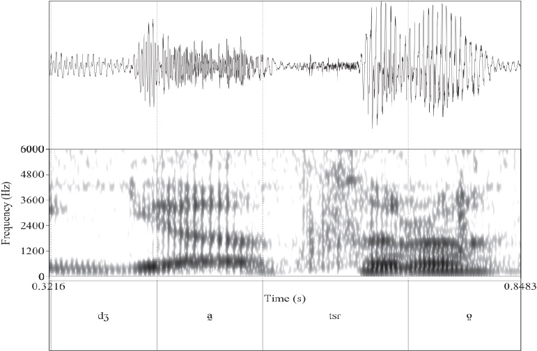 Laringalizaci&oacute;n con propagaci&oacute;n en toda la vocal