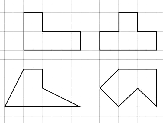 Contraste de tono y grosor entre los segmentos que constituyen el contorno de la figura y los que conforman el fondo cuadriculado