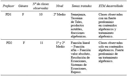 Profesores Debutantes