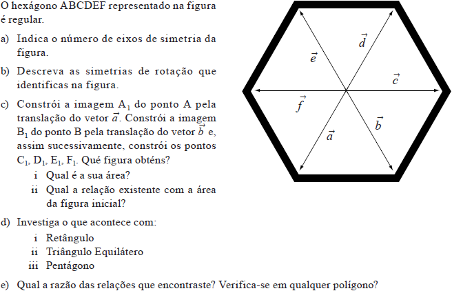 Enunciado da tarefa elaborada por Patrícia e Cristina (RT5)
