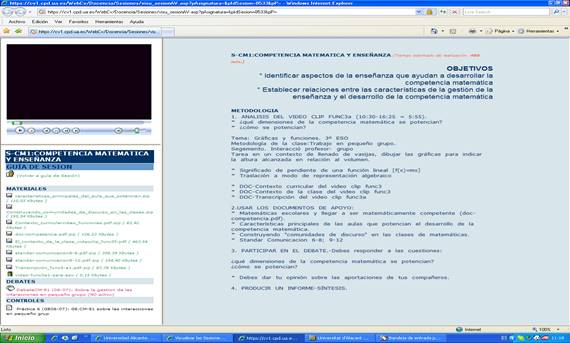 entorno virtual de aprendizaje llamado Competencia Matemática y su Enseñanza.
