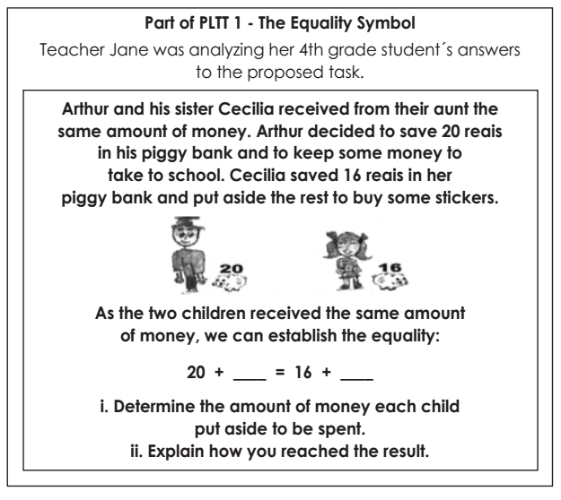 Mathematical task. Adapted from Barboza (2019, p. 88)
