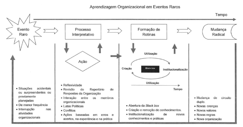 Processo de Aprendizagem Organizacional em
Eventos Raros.