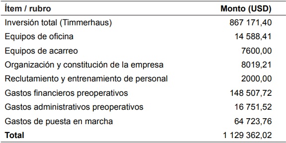 Inversi&oacute;n total