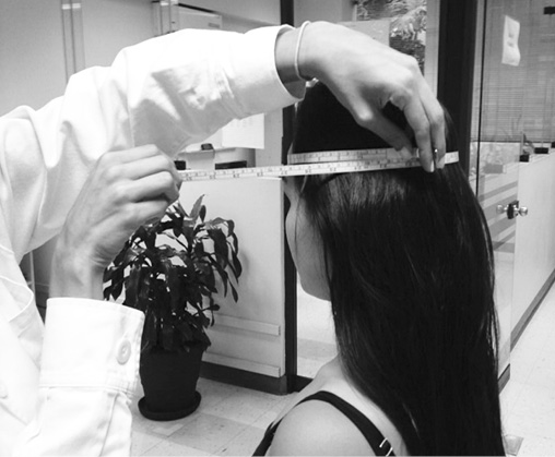 Circunferencia de la cabeza