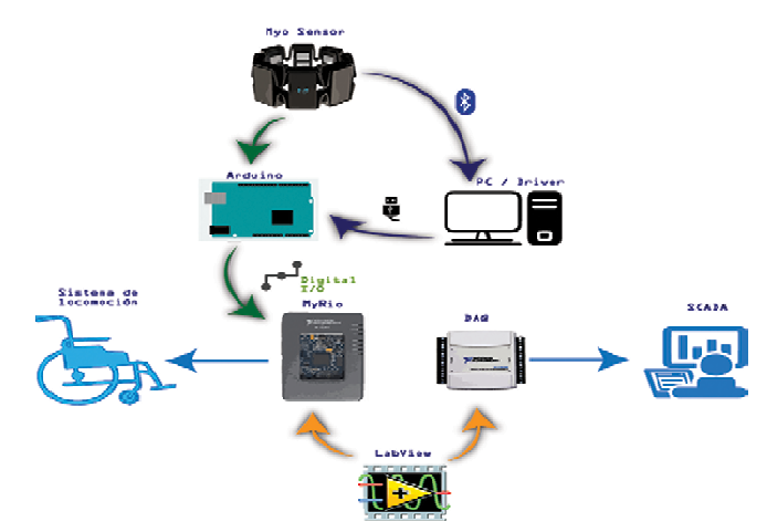 Patr&oacute;n de movimiento de giro a la derecha