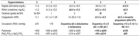 Puntuaci&oacute;n
CLIF-SOFA.