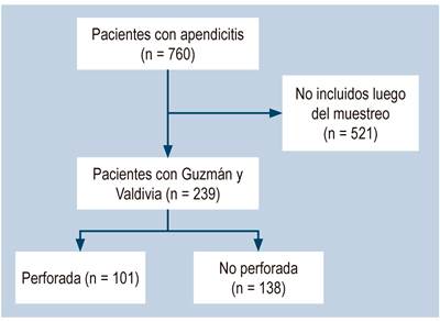 Proceso para la obtenci&oacute;n y selecci&oacute;n de los pacientes seg&uacute;n el tama&ntilde;o de la muestra