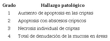 Clasificaci&oacute;n de la gravedad