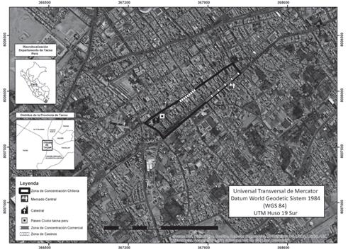 Espacios urbanos transformados por la movilidad fronteriza en Tacna