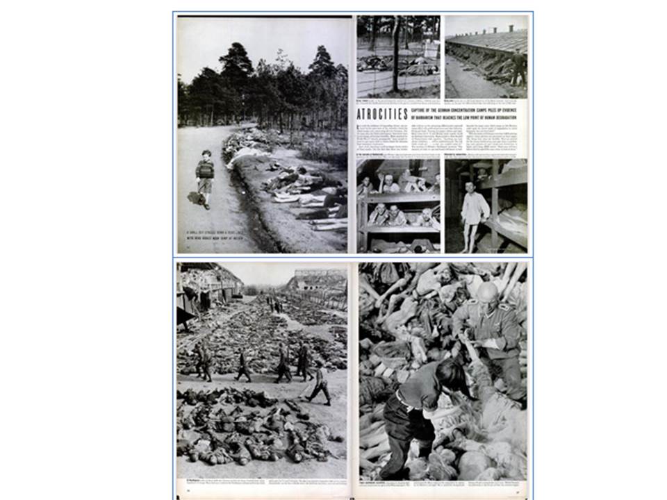 páginas da revista Life de 7
de maio de 1945