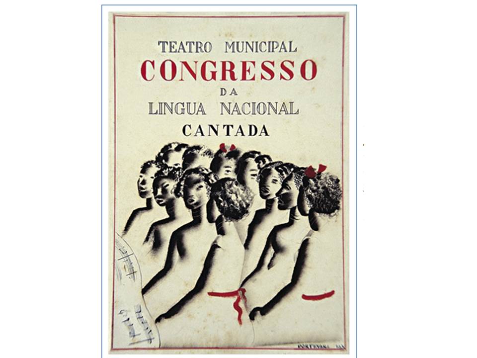 Coro de mulatas (capa dos
  Anais do Congresso da Língua Nacional Cantada), 1937.