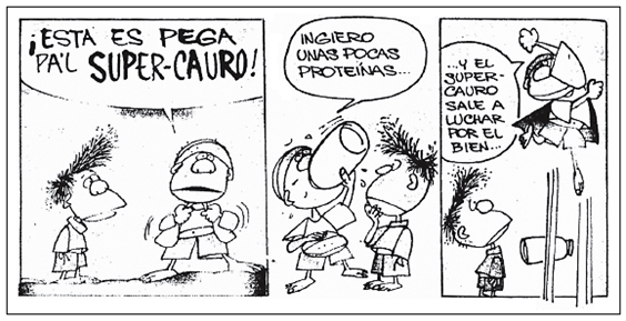 Supercauro
(detalhe), de Pepe Huinca (apud. FLORES, 2012, p. 614).