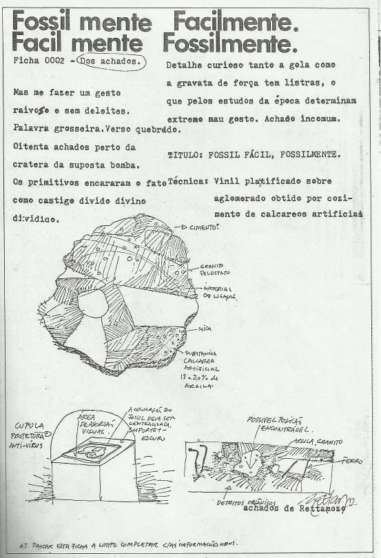  Fácil mente fóssil. RETTAMOZO, Luiz. Fique
  doente, não ficção.