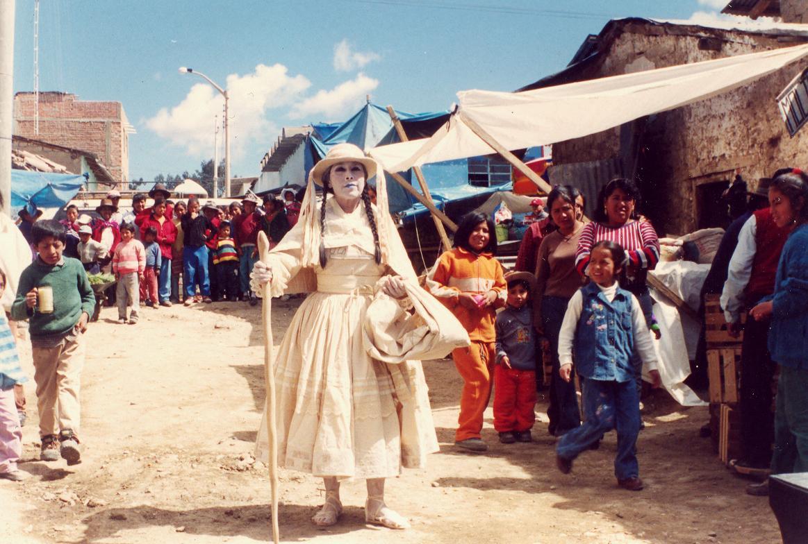 Ana Correa interpretando Rosa Cuchillo.