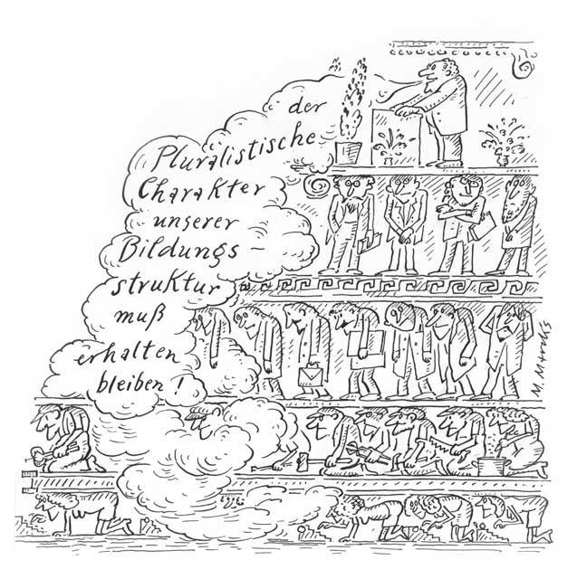 MARCKS, Marie. Der pluralistische Charakter unserer Bildungsstruktur muss erhalten bleiben! (O caráter pluralista de nossa estrutura educacional precisa ser mantido!). 1975.