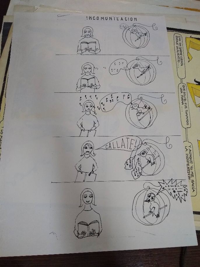 Boceto “Incomunicación”