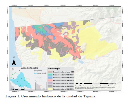Crecimiento hist�rico de la ciudad de Tijuana