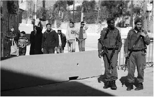 Hebron: Fenced Street in the Old Market. Photo BSP
