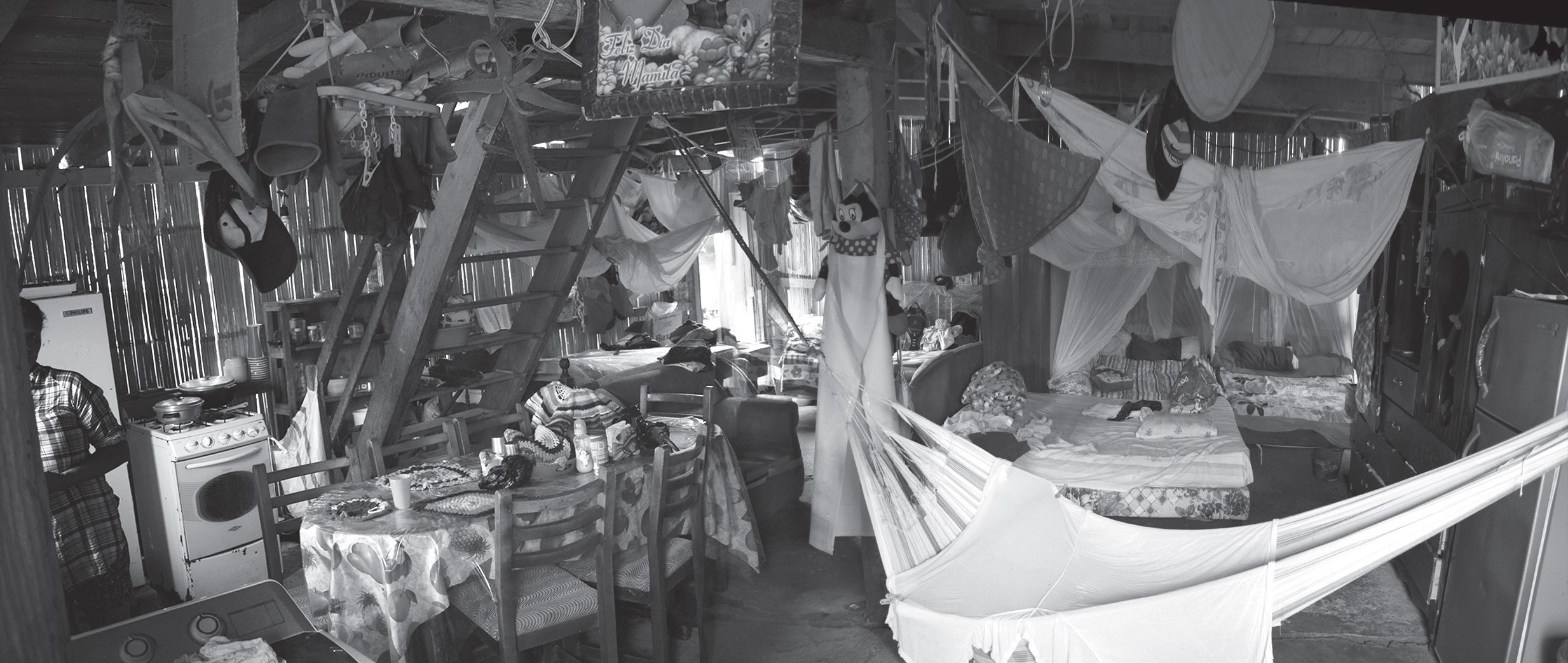 Interior de
una vivienda en fase de consolidación, 2016.