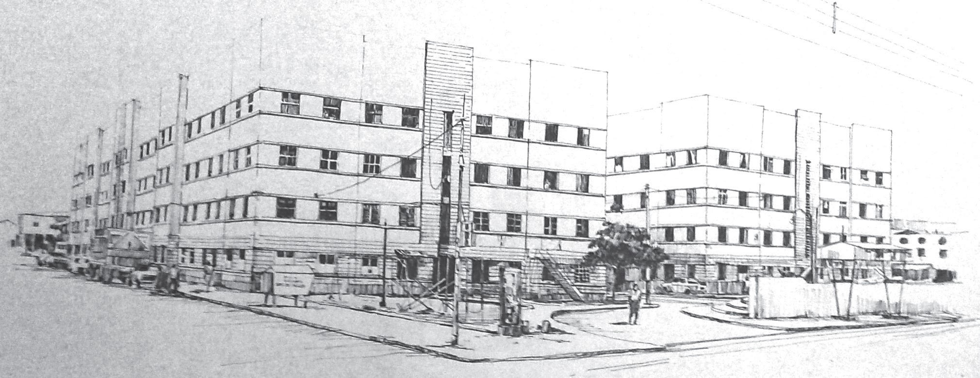 Casas Colectivas de la Caja del Seguro (1945-1950). 