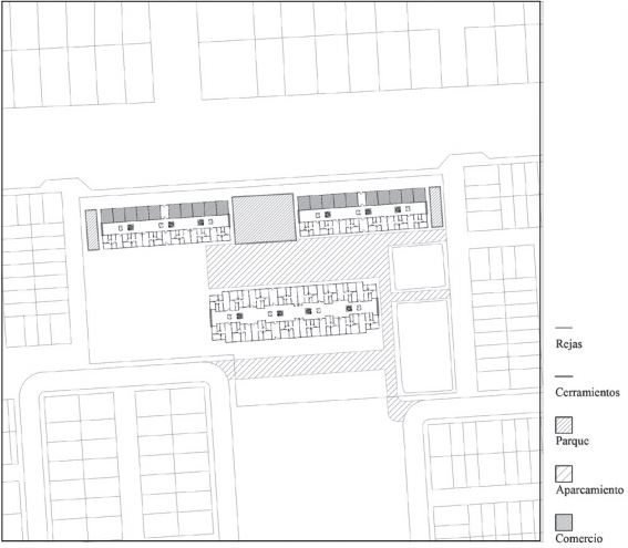 Transformaciones a escala urbana de los Bloques Multifamiliares.