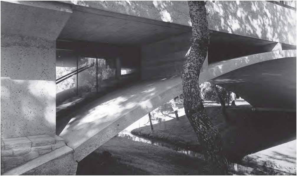 Amancio Williams, Casa sobre el arroyo, detalles del hormigón armado. Fuente: Archivo Amancio Williams.