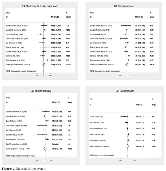 Metan&aacute;lisis por evento.