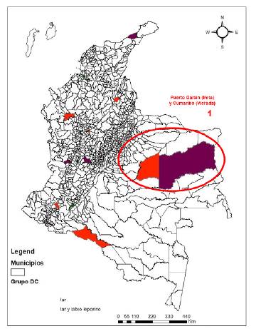 Conglomerado de casos de defectos cong&eacute;nitos de fisura de labio y paladar hendido, Colombia, I semestre 2018