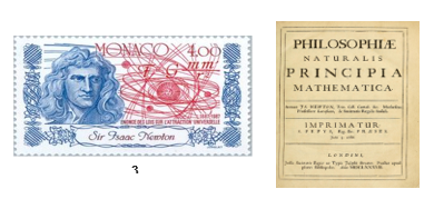 Filatelia dedicada a los Principia de Newton.