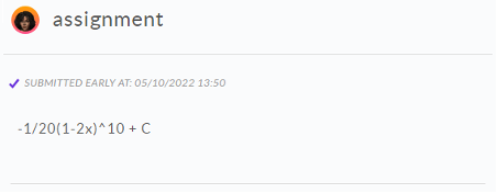 Respuesta ingresada a travs de smbolos del teclado de uno de los estudiantes participantes del juego