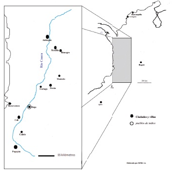 Mapa de Localicaci&oacute;n, Buga (Valle del Cauca, Colombia)