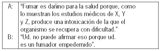 Ejemplo de falacia ad hominem