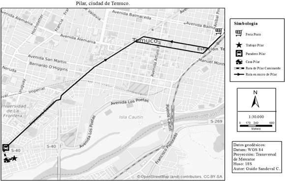 Pilar, ciudad de Temuco