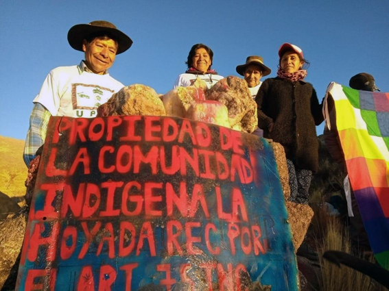 Autodefensa territorial comunitaria en la comunidad ind�gena La Hoyada, 2022.