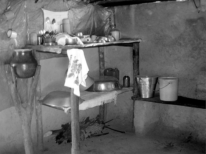 &ndash; Interior de uma cozinha