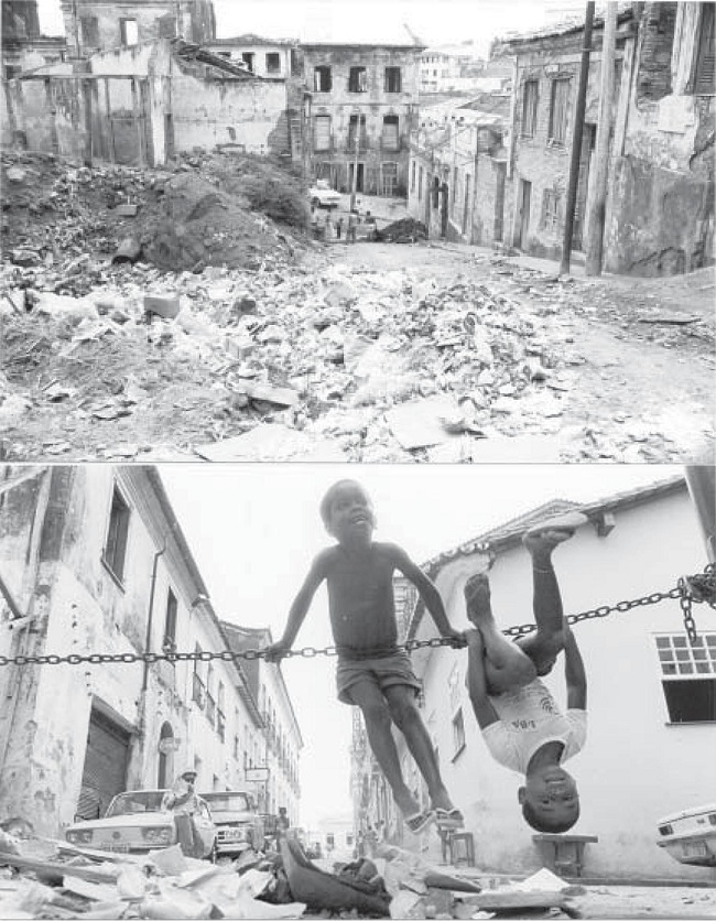 – Prédios reformados e não reformados no Maciel, possivelmente na década de 1970