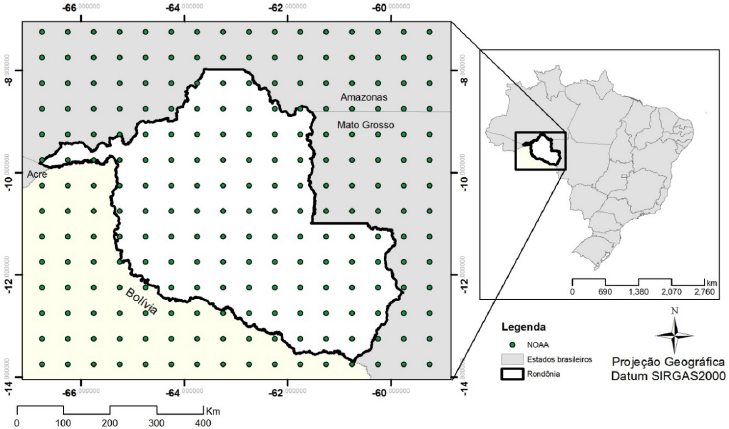 Localiza&ccedil;&atilde;o da &aacute;rea de estudo