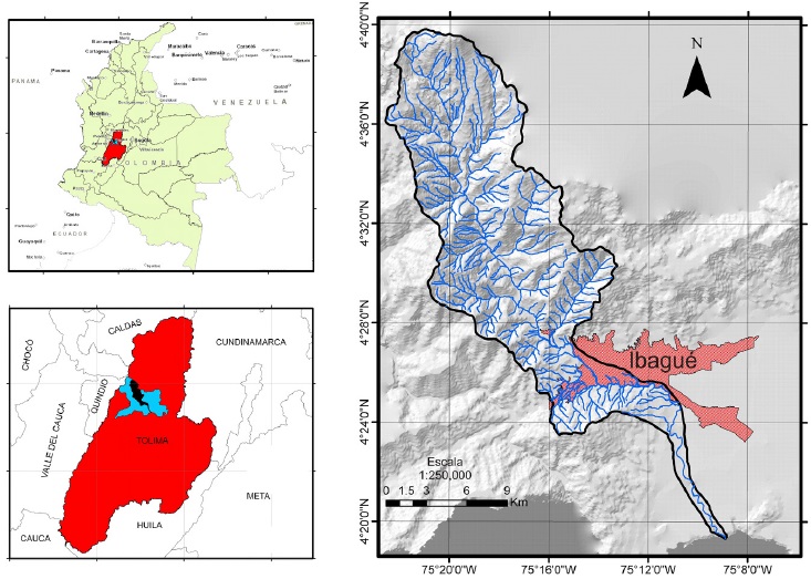Localización del área de estudio