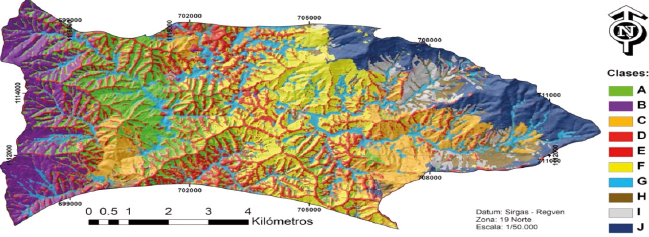 Modelo digital de clases difusas de suelo en un sector de Caramacate, cuenca alta del r�o Gu�rico