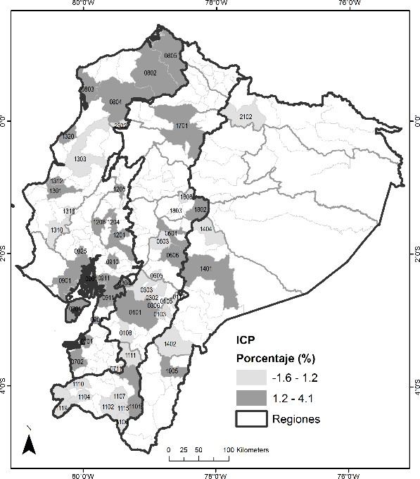 Indicador de Crecimiento Poblacional (ICP [%])