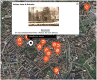 Escenario con
geolocalizaci&oacute;n basado en la M&aacute;quina del Tiempo a desarrollar por el centro de
Oviedo (Espa&ntilde;a)